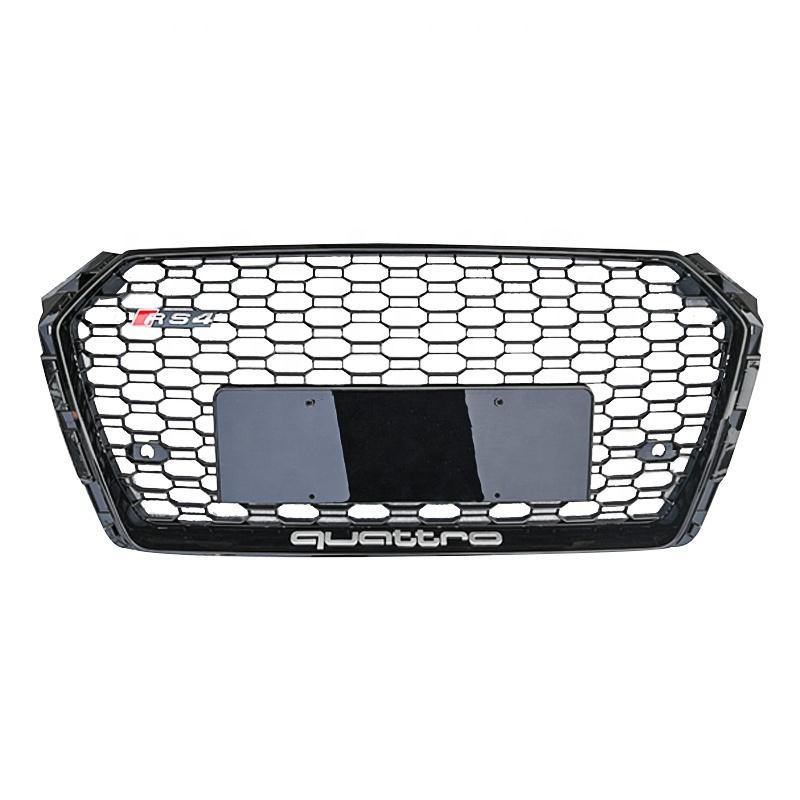 RS Honeycomb Front Grille for 2017-2019 Audi A4/S4/RS4 B9 Models - Enthusiast Brands