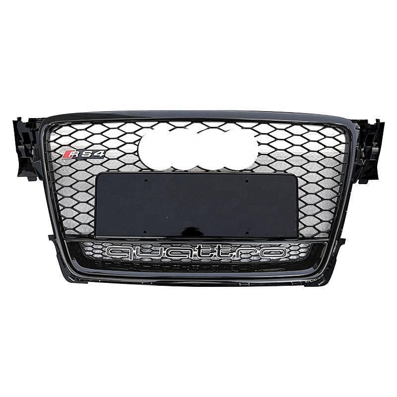 RS Honeycomb Front Grille for 2008-2012 Audi A4/S4/RS4 B8 Models - Enthusiast Brands