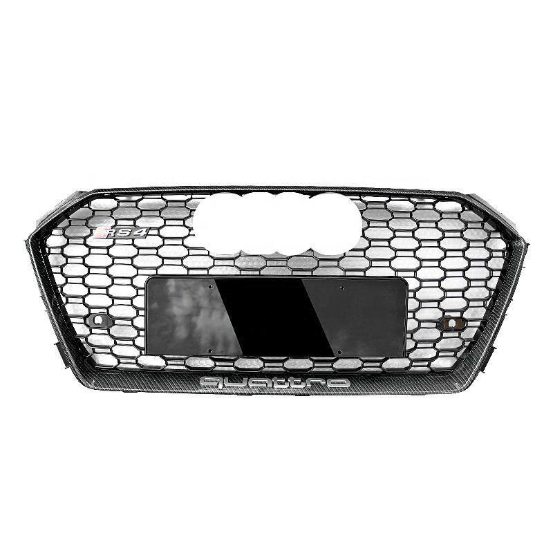 RS Honeycomb Front Grille for 2017-2019 Audi A4/S4/RS4 B9 Models - Enthusiast Brands