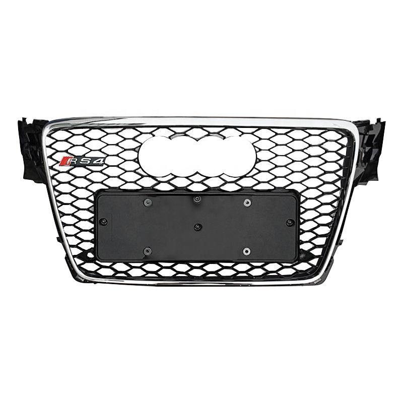 RS Honeycomb Front Grille for 2008-2012 Audi A4/S4/RS4 B8 Models - Enthusiast Brands