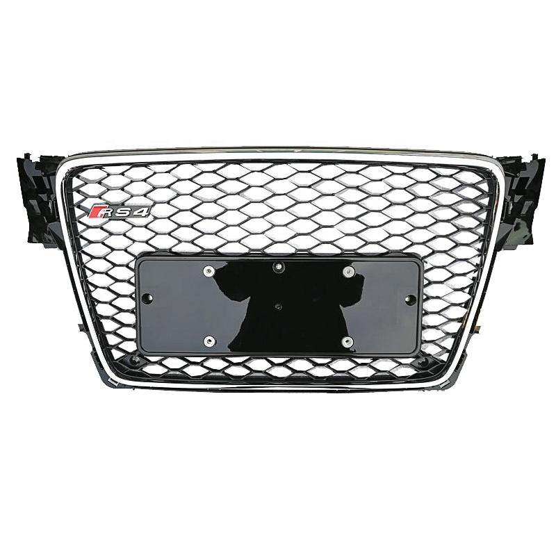 RS Honeycomb Front Grille for 2008-2012 Audi A4/S4/RS4 B8 Models - Enthusiast Brands