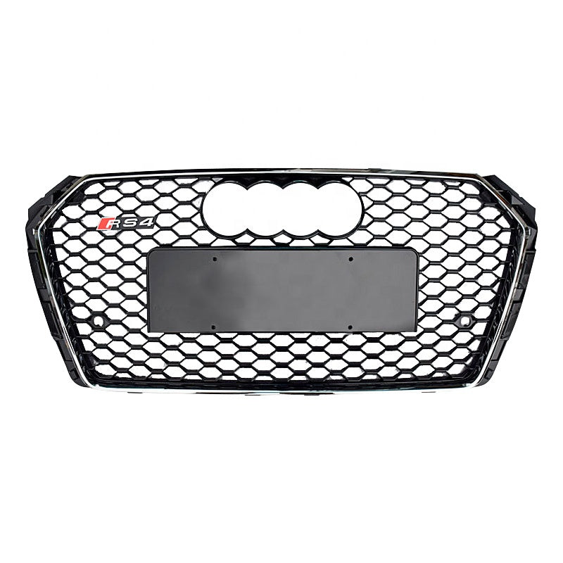RS Honeycomb Front Grille for 2017-2019 Audi A4/S4/RS4 B9 Models