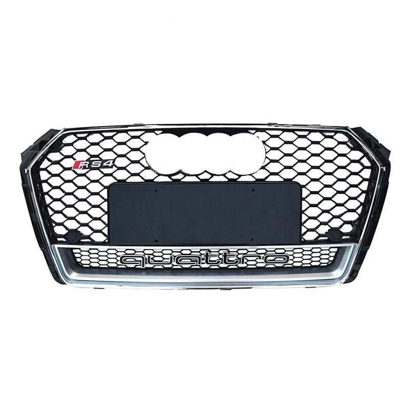 RS Honeycomb Front Grille for 2017-2019 Audi A4/S4/RS4 B9 Models