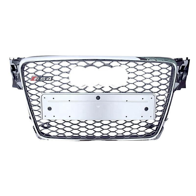 RS Honeycomb Front Grille for 2008-2012 Audi A4/S4/RS4 B8 Models - Enthusiast Brands