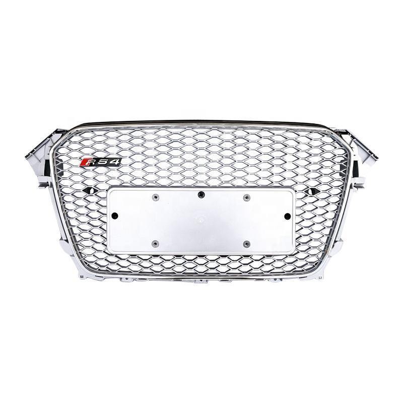 RS Honeycomb Front Grille for 2013-2016 Audi A4/S4/RS4 B8.5 Models - Enthusiast Brands