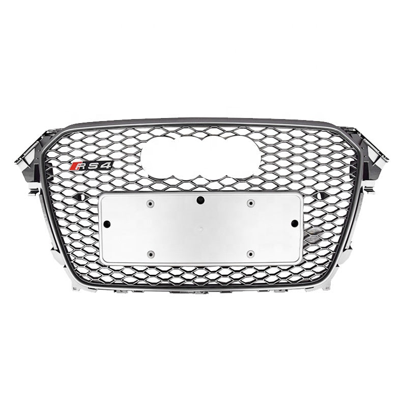 RS Honeycomb Front Grille for 2013-2016 Audi A4/S4/RS4 B8.5 Models