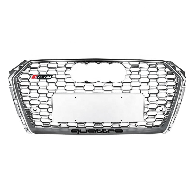 RS Honeycomb Front Grille for 2017-2019 Audi A4/S4/RS4 B9 Models