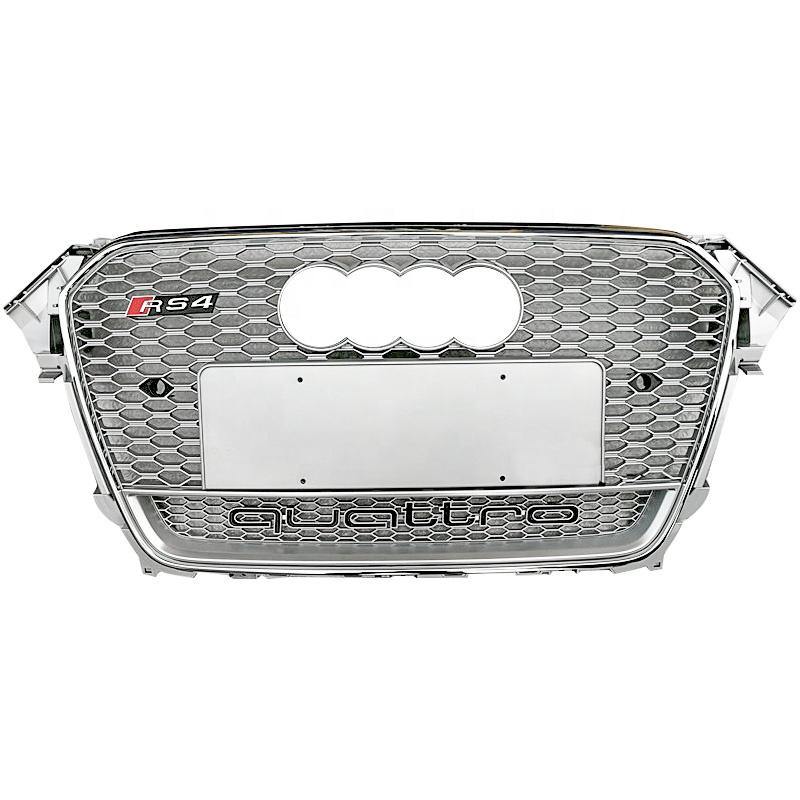 RS Honeycomb Front Grille for 2013-2016 Audi A4/S4/RS4 B8.5 Models - Enthusiast Brands