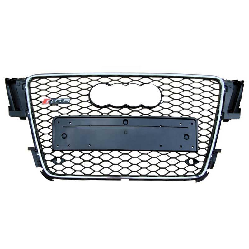 RS Honeycomb Front Grille for 2008-2012 Audi A5/S5/RS5 B8 Models - Enthusiast Brands