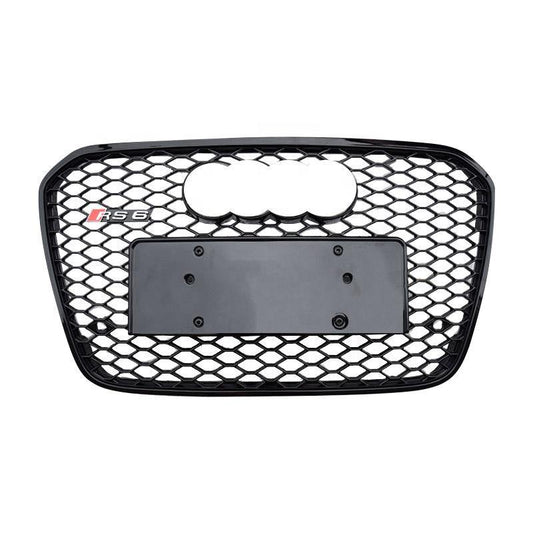 RS Honeycomb Front Grille for 2012-2015 Audi A6/S6 C7 Models - Enthusiast Brands