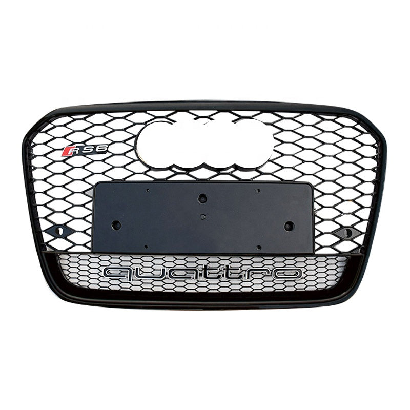 RS Honeycomb Front Grille for 2012-2015 Audi A6/S6 C7 Models