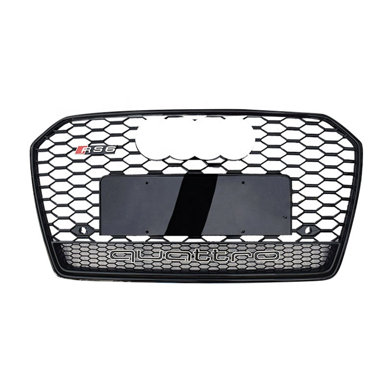 RS Honeycomb Front Grille for 2016-2018 Audi A6/S6 C7.5 Models