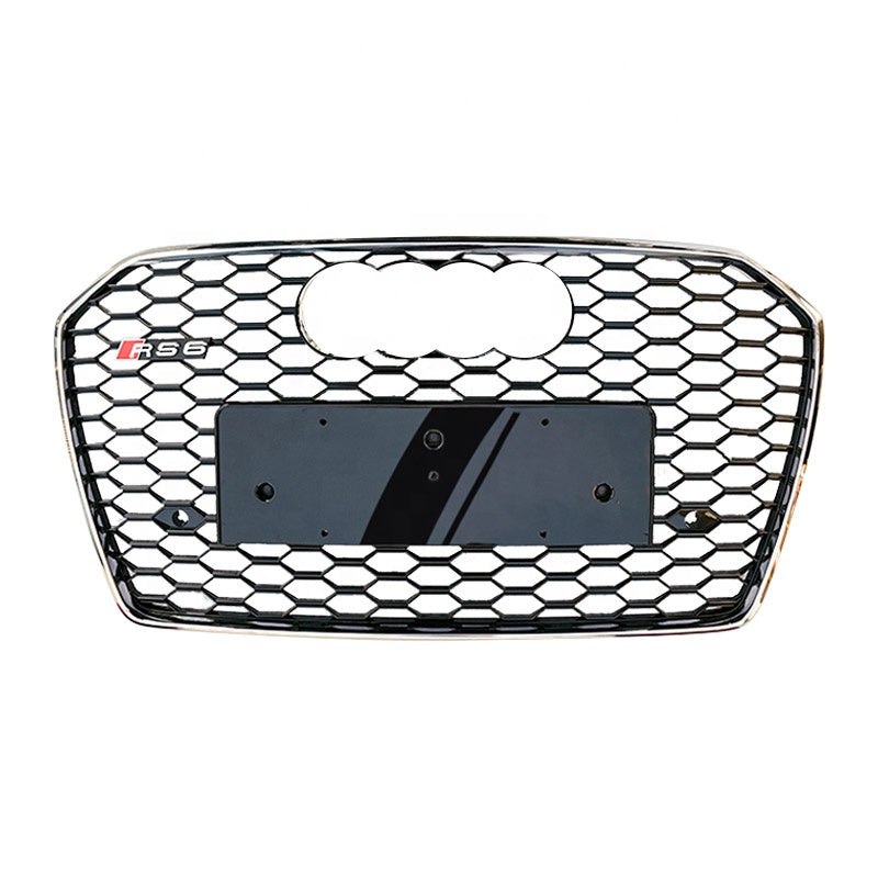 RS Honeycomb Front Grille for 2012-2015 Audi A6/S6 C7 Models