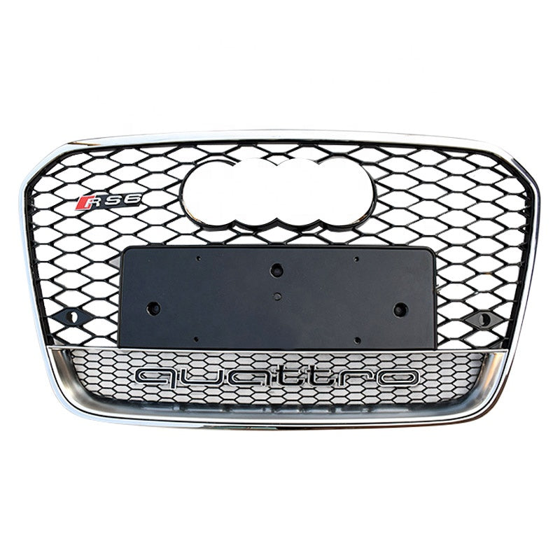 RS Honeycomb Front Grille for 2012-2015 Audi A6/S6 C7 Models