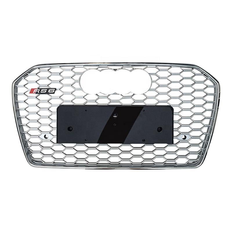 RS Honeycomb Front Grille for 2012-2015 Audi A6/S6 C7 Models - Enthusiast Brands
