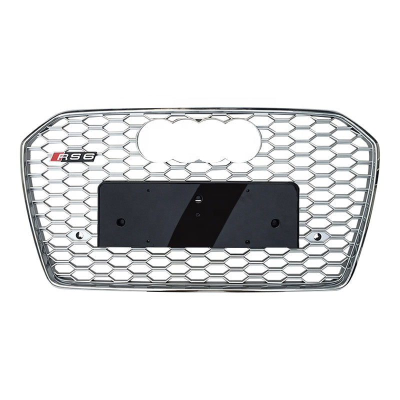 RS Honeycomb Front Grille for 2016-2018 Audi A6/S6 C7.5 Models