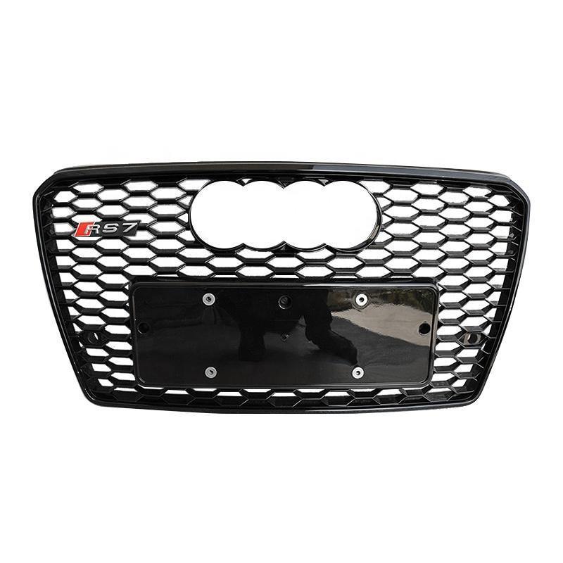 アウディ A7（2009–2015）フロントグリル RS7仕様 カスタムパーツ RS7 Honeycomb Grille 2009-15 Audi A7 S7 – Enthusiast Brands