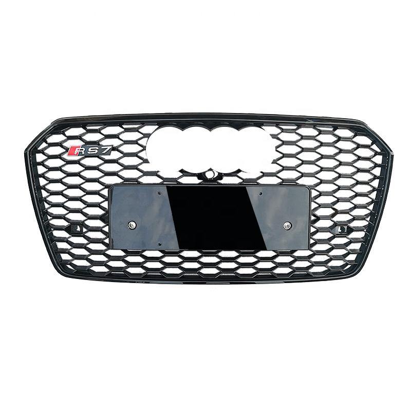 RS Honeycomb Front Grille for 2016-2018 Audi A7/S7/RS7 C7.5 Models - Enthusiast Brands