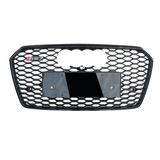 RS Honeycomb Front Grille for 2016-2018 Audi A7/S7/RS7 C7.5 Models - Enthusiast Brands