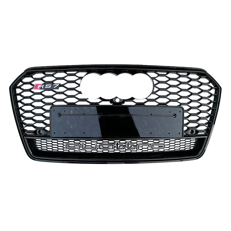 RS Honeycomb Front Grille for 2016-2018 Audi A7/S7/RS7 C7.5 Models