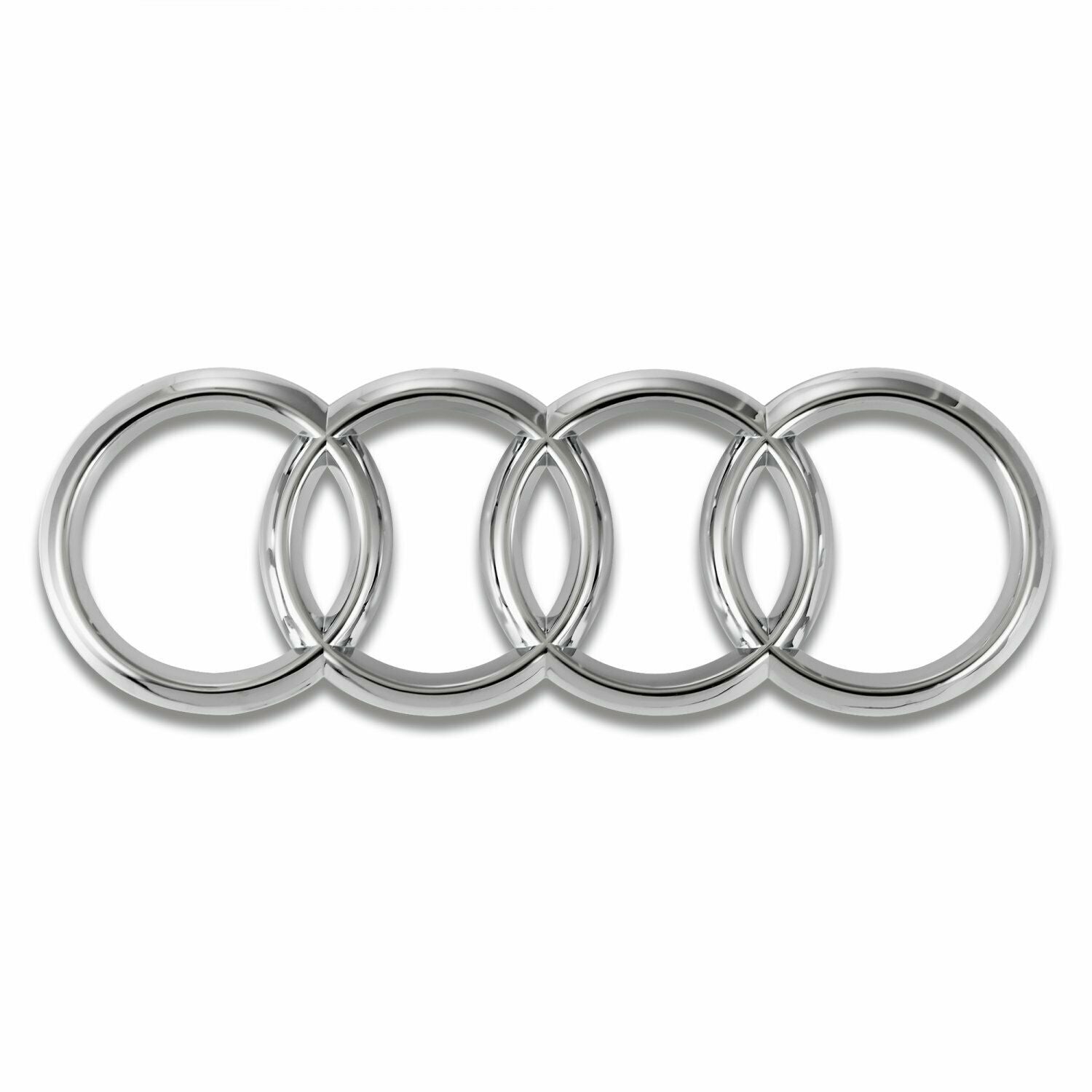 Premium Rear Rings Trunk Lid Emblems for Audi Models