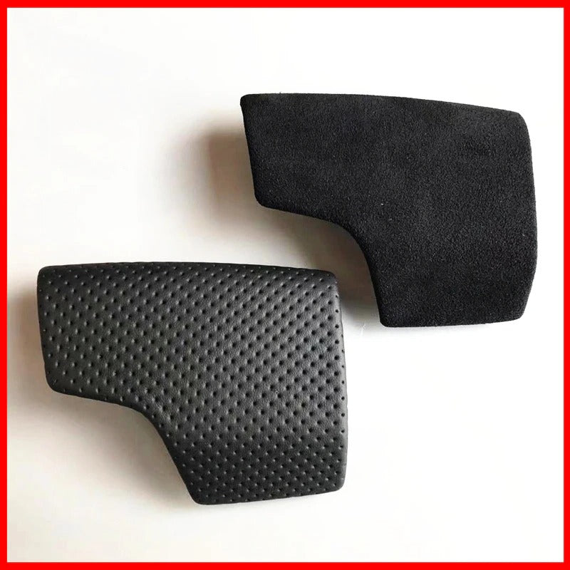 OEM Alcantara or Black perforated leather Gear Shift Knob cover For Audi C8/D5/4M Models