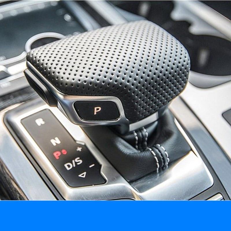 leather gear shift cover 2017-24 Audi B9 Shift Knob Cover Alcantara – Enthusiast Brands