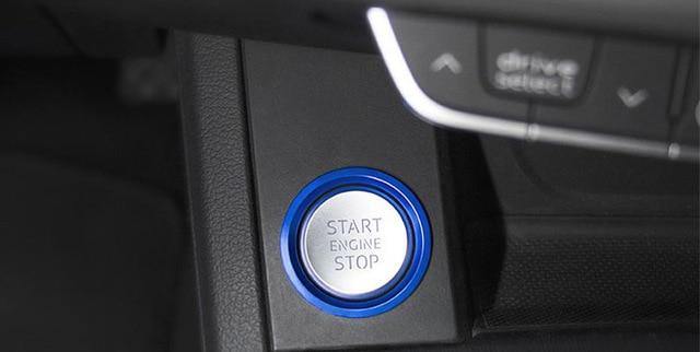 Key Start Button Frame Cover For Audi - Enthusiast Brands