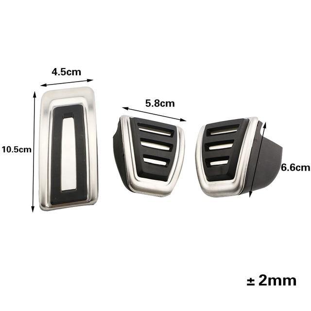 Stainless Steel Audi Sport Pedal Covers for Audi 8V Models - Enthusiast Brands