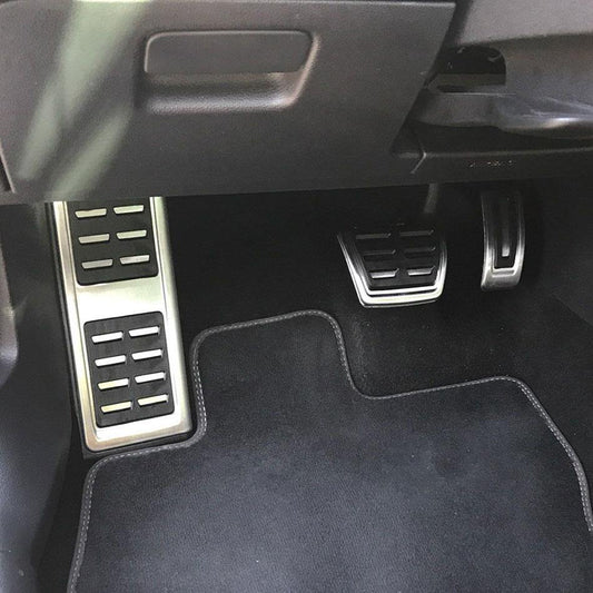Stainless Steel Audi Sport Pedal Covers for Audi 8V Models - Enthusiast Brands